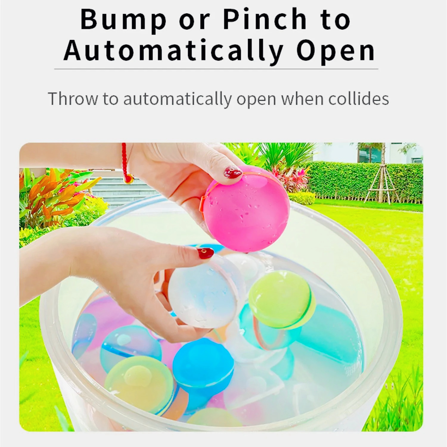 Water Balloon Magnetic Reusabl - Kids Outdoor Water Play ulasan dan harga