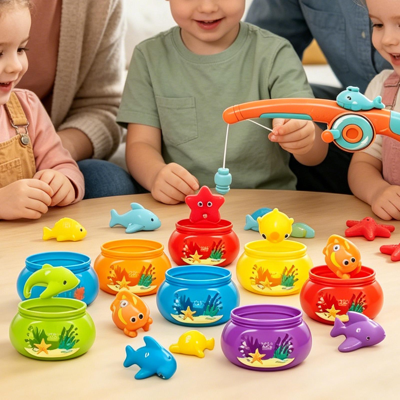 Kids Fishing Game Color Learni - Kids Outdoor Water Play Table ulasan dan harga