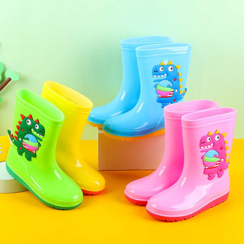 Kids Dinosaur Rain Boots Child - Kids Outdoor Water Play ulasan dan harga