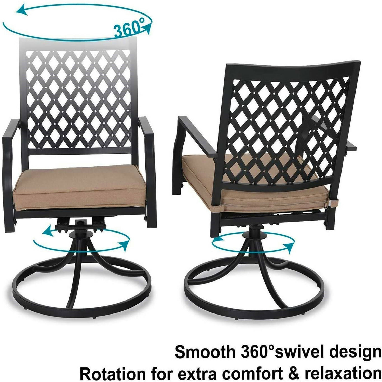 Patio Dining Chair Set of 2 He - Kids Outdoor Dining Set ulasan dan harga