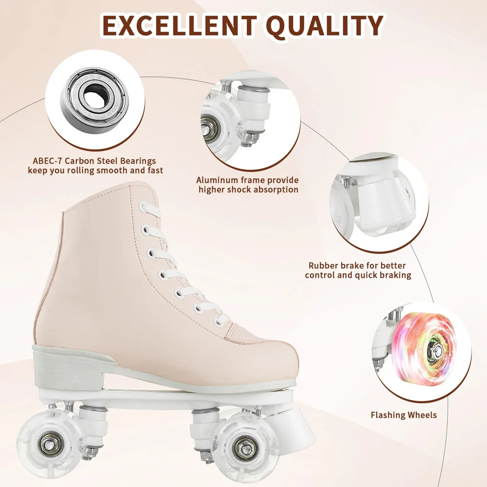 Quad Roller Skates Size 32-40  - Kids Outdoor Quad ulasan dan harga