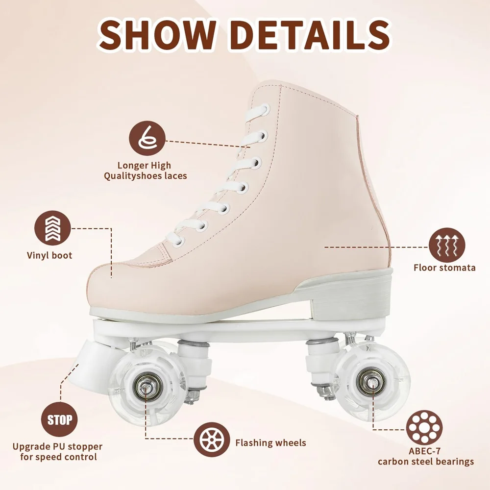 Quad Roller Skates Size 32-40  - Kids Outdoor Quad ulasan dan harga