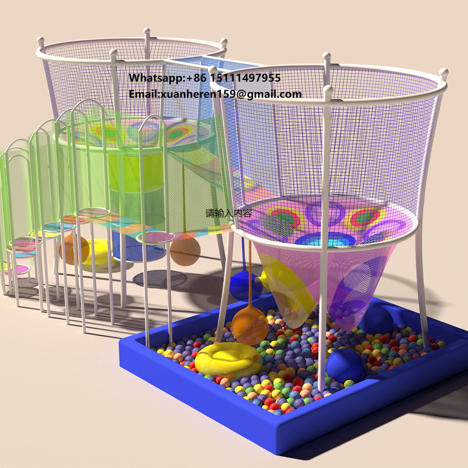 Rainbow Net Playground for Adv - Kids Outdoor Adventure Park ulasan dan harga