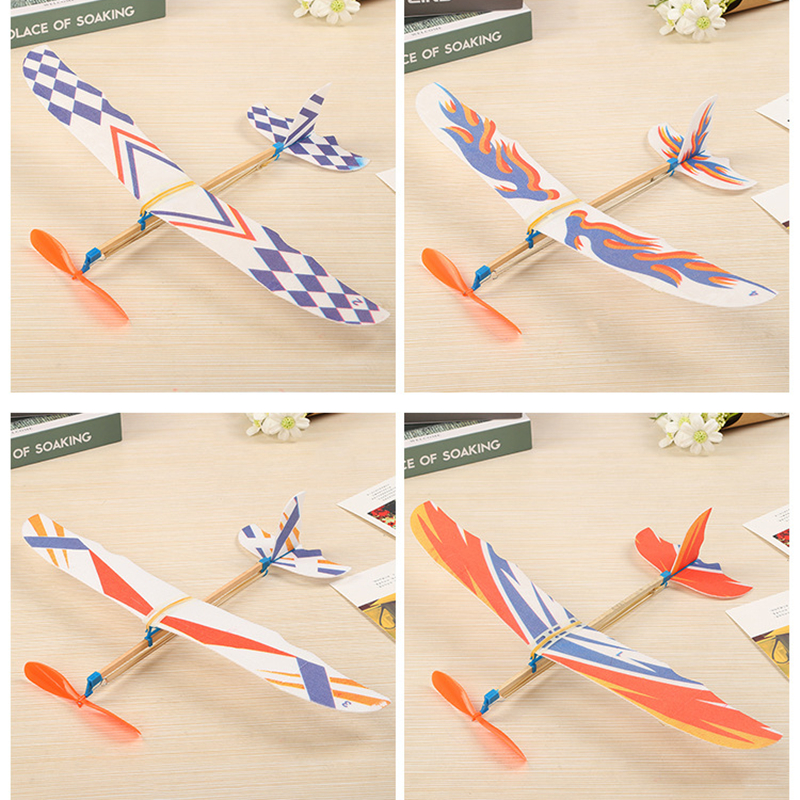 10PCS Airplane Model Rubber Ba - Kids Outdoor Activity Set ulasan dan harga