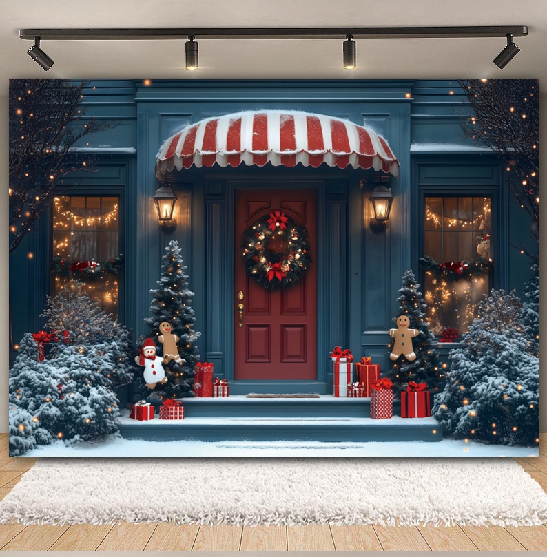 Christmas Backdrop for Photogr - Kids Outdoor Xmas Gifts ulasan dan harga
