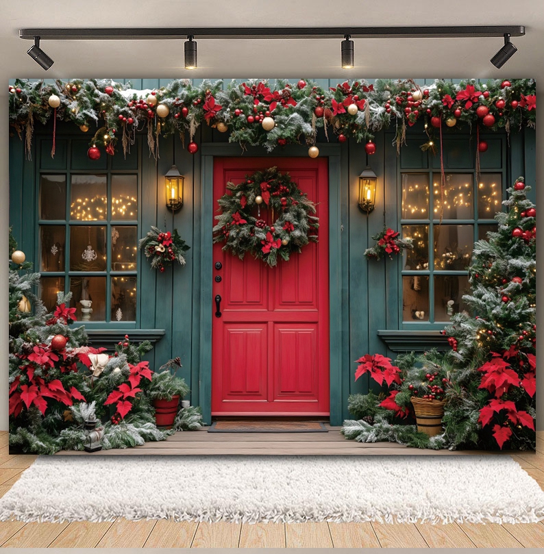 Christmas Backdrop for Photogr - Kids Outdoor Xmas Gifts ulasan dan harga