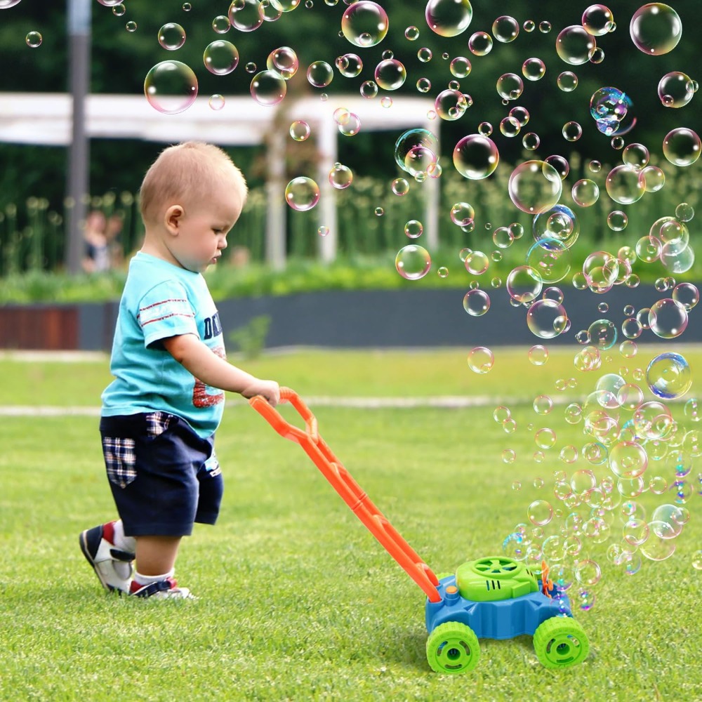 Kids Bubble Lawn Mower Toy, Pu - Kids Outdoor Lawn Mower ulasan dan harga