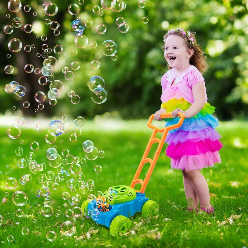 Kids Bubble Lawn Mower Toy, Pu - Kids Outdoor Lawn Mower ulasan dan harga