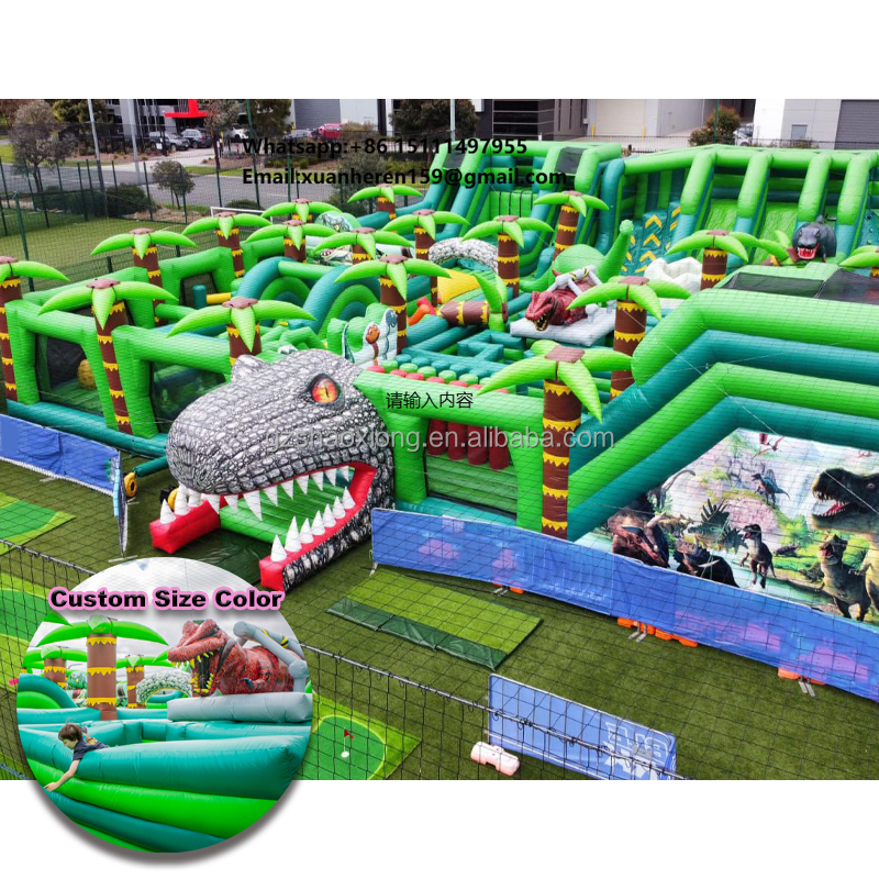 Adventure Inflatable Park Larg - Kids Outdoor Adventure Park ulasan dan harga