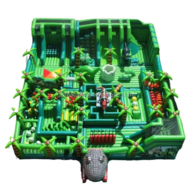 Adventure Inflatable Park Larg - Kids Outdoor Adventure Park ulasan dan harga
