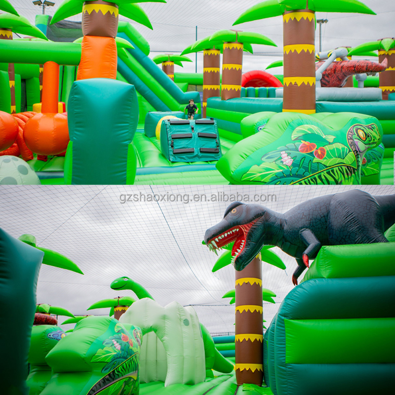 Adventure Inflatable Park Larg - Kids Outdoor Adventure Park ulasan dan harga
