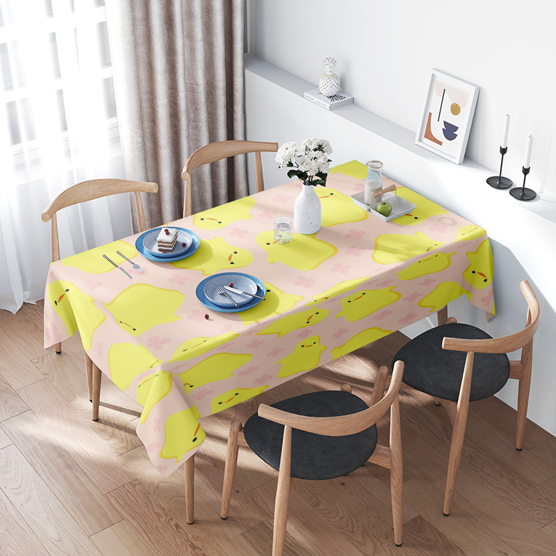 Cute Cartoon Chicken Tableclot - Kids Outdoor Dining Set ulasan dan harga