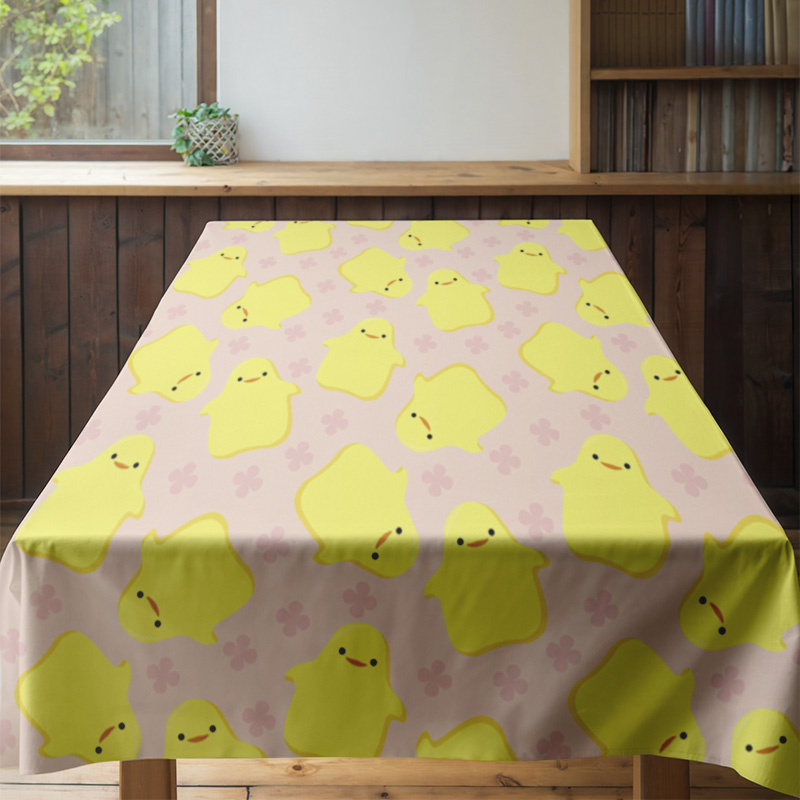 Cute Cartoon Chicken Tableclot - Kids Outdoor Dining Set ulasan dan harga