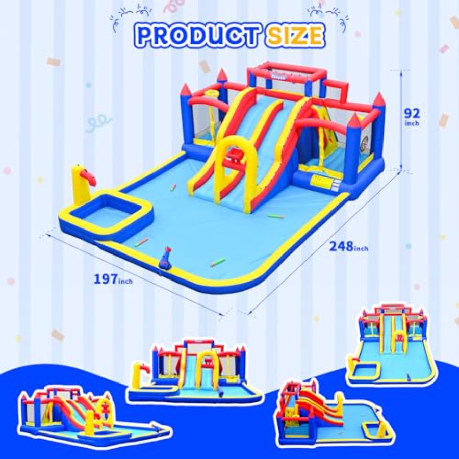 Outdoor large inflatable water - Kids Outdoor Water Slide ulasan dan harga