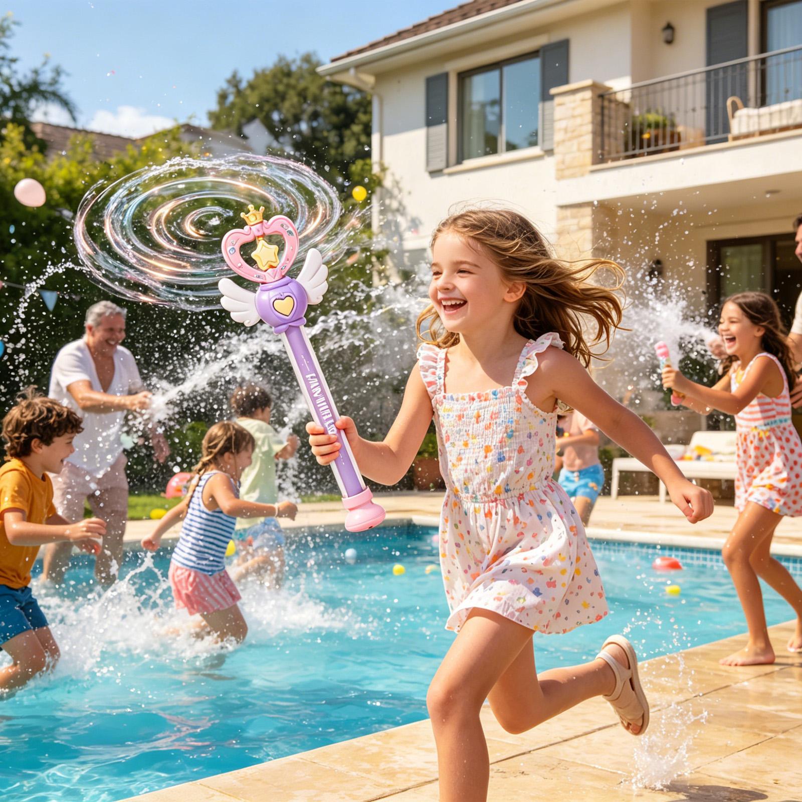 Water Toys For Kids Pull-out B - Kids Outdoor Fairy Garden ulasan dan harga
