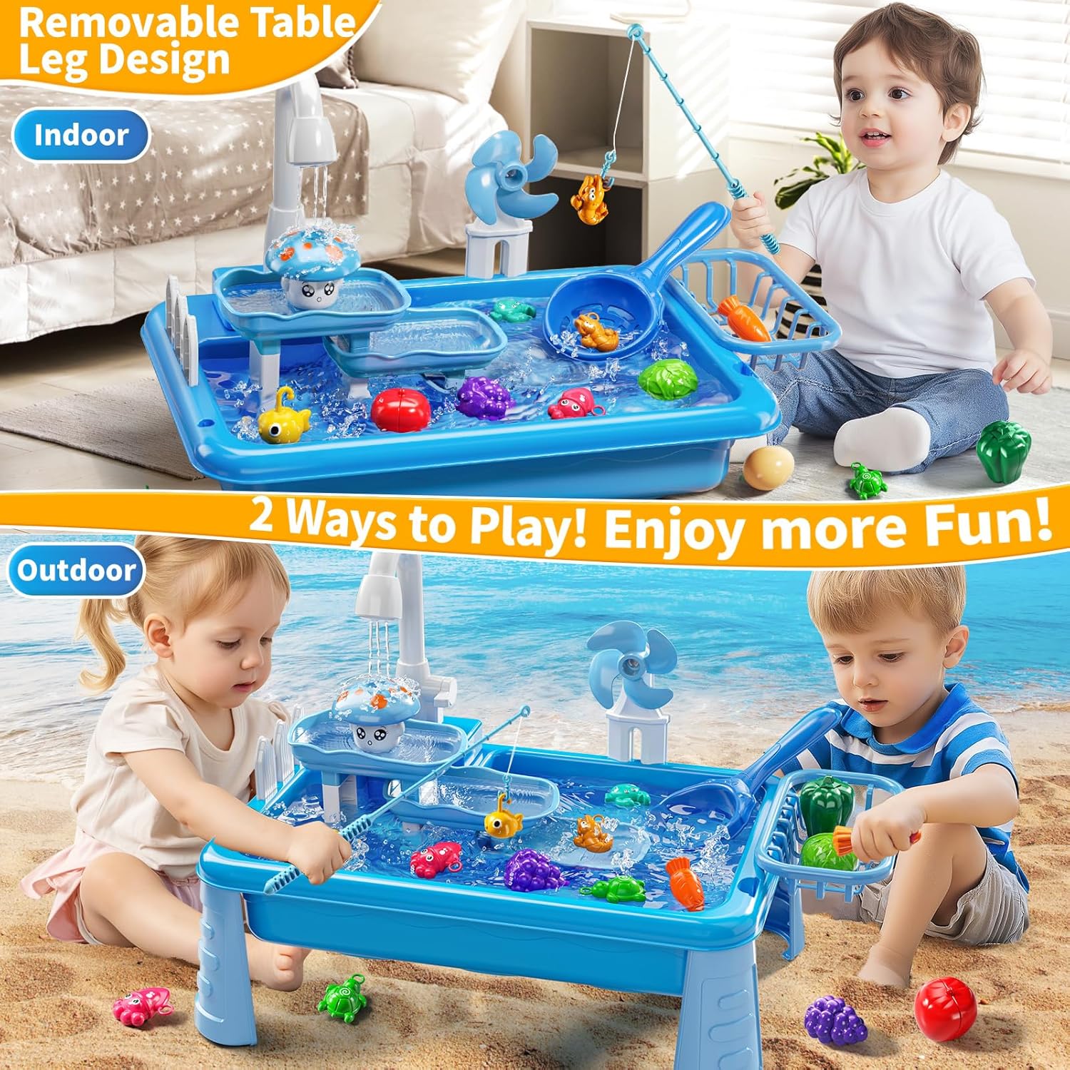Water Table Play Sink Toy for  - Kids Outdoor Water Play Table ulasan dan harga