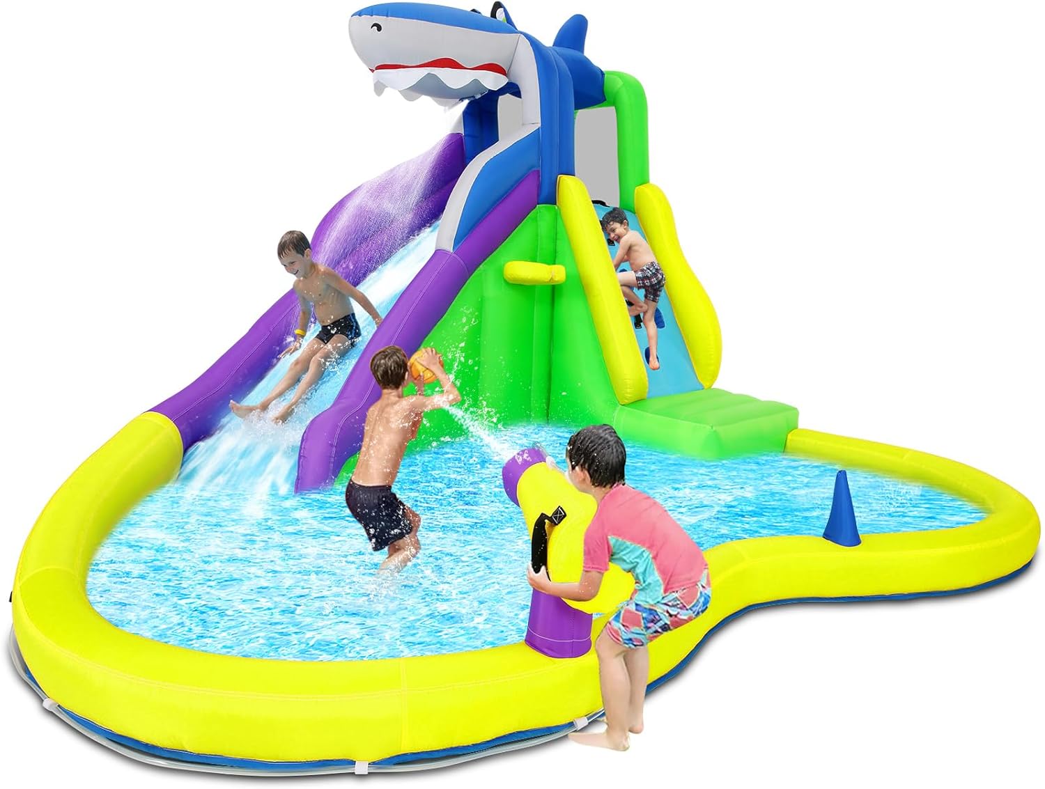 13x14FT Inflatable Bounce Hous - Kids Outdoor Water Play ulasan dan harga
