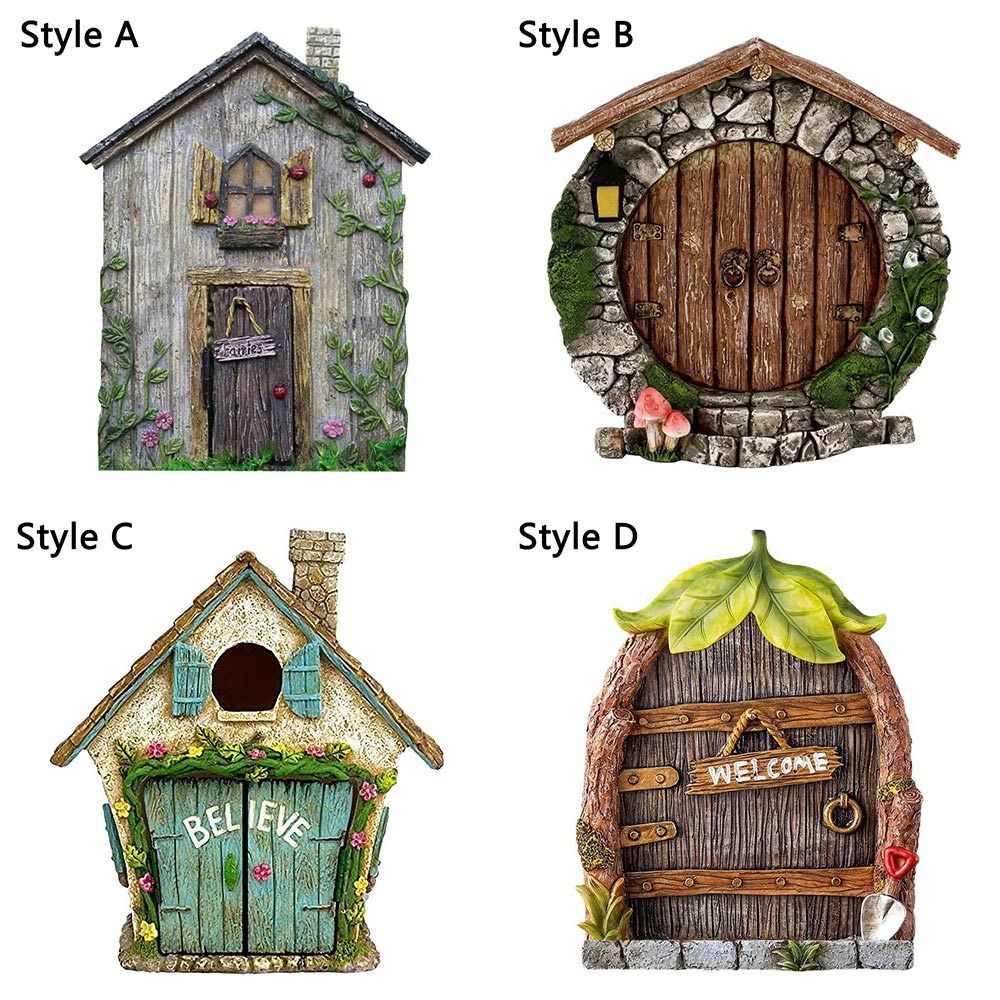 Engraved Design Wooden Miniatu - Kids Outdoor Fairy Garden ulasan dan harga