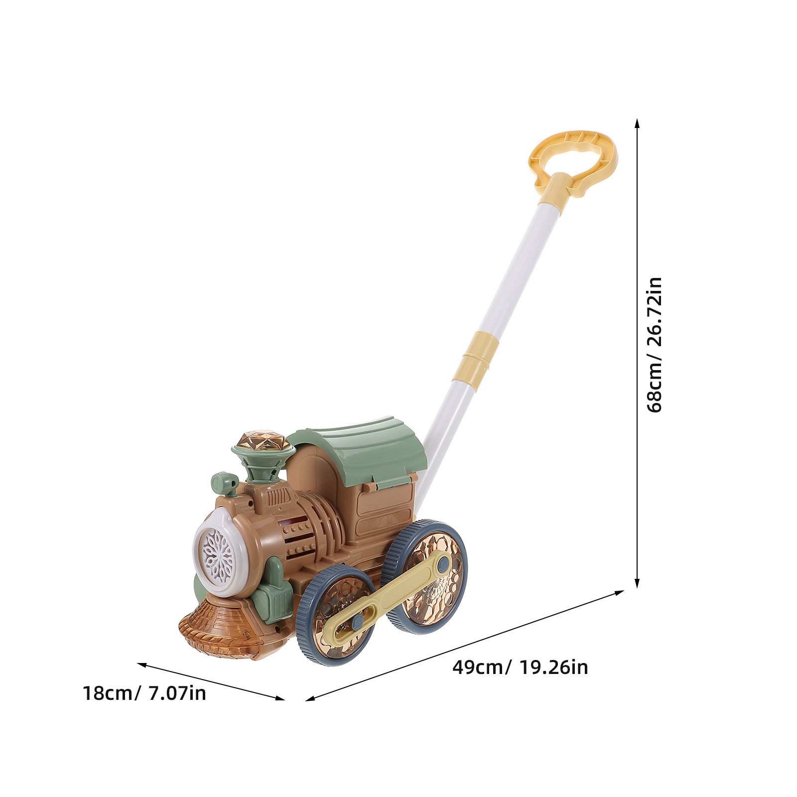 Automatic 8 Hole Bubble Train  - Kids Outdoor Lawn Mower ulasan dan harga