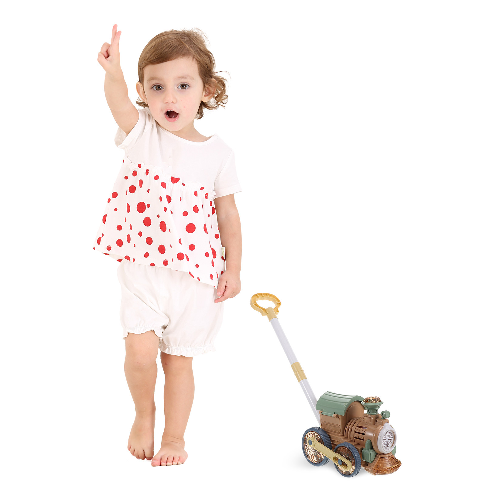 Automatic 8 Hole Bubble Train  - Kids Outdoor Lawn Mower ulasan dan harga