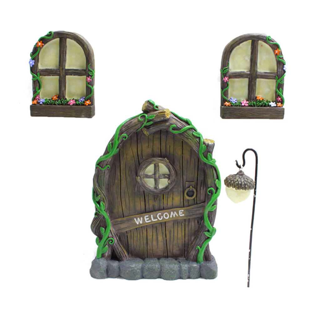 Fairy Door and Windows for Tre - Kids Outdoor Fairy Garden ulasan dan harga