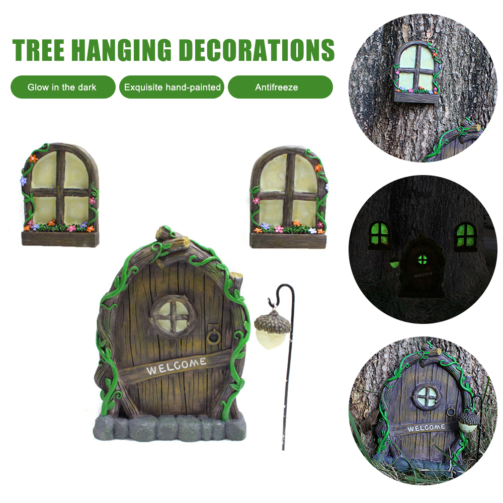 Fairy Door and Windows for Tre - Kids Outdoor Fairy Garden ulasan dan harga