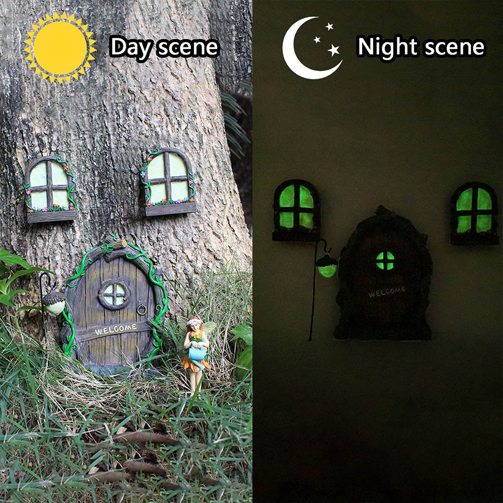 Fairy Door and Windows for Tre - Kids Outdoor Fairy Garden ulasan dan harga