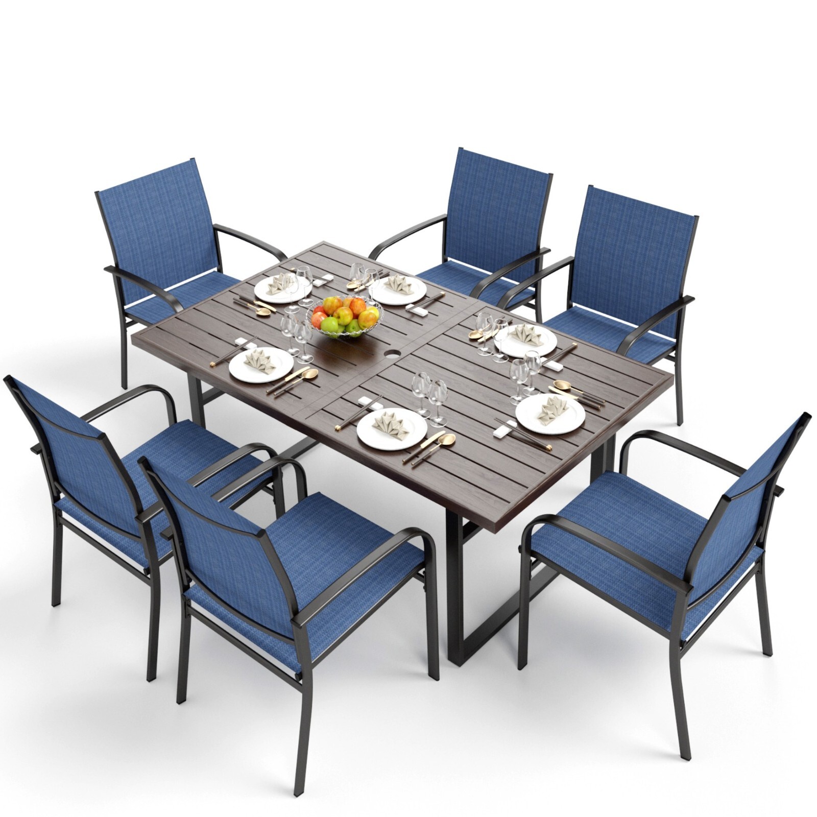 7 Piece Outdoor Dining Set Pat - Kids Outdoor Dining Set ulasan dan harga