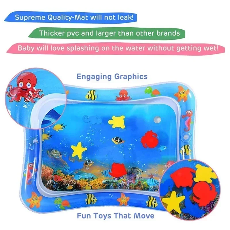 Baby Water Play Mat PVC Inflat - Kids Outdoor Water Play Table ulasan dan harga
