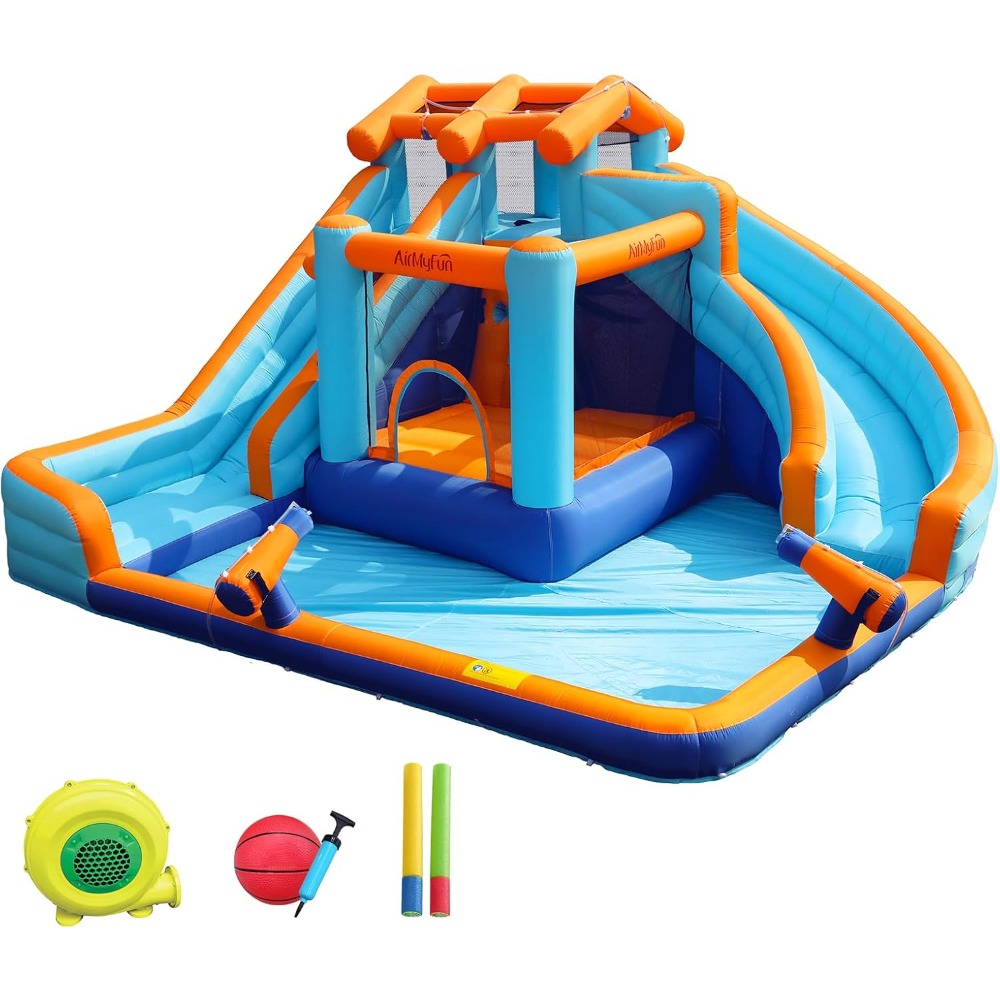 Large Water Slide Bounce House - Kids Outdoor Water Play ulasan dan harga