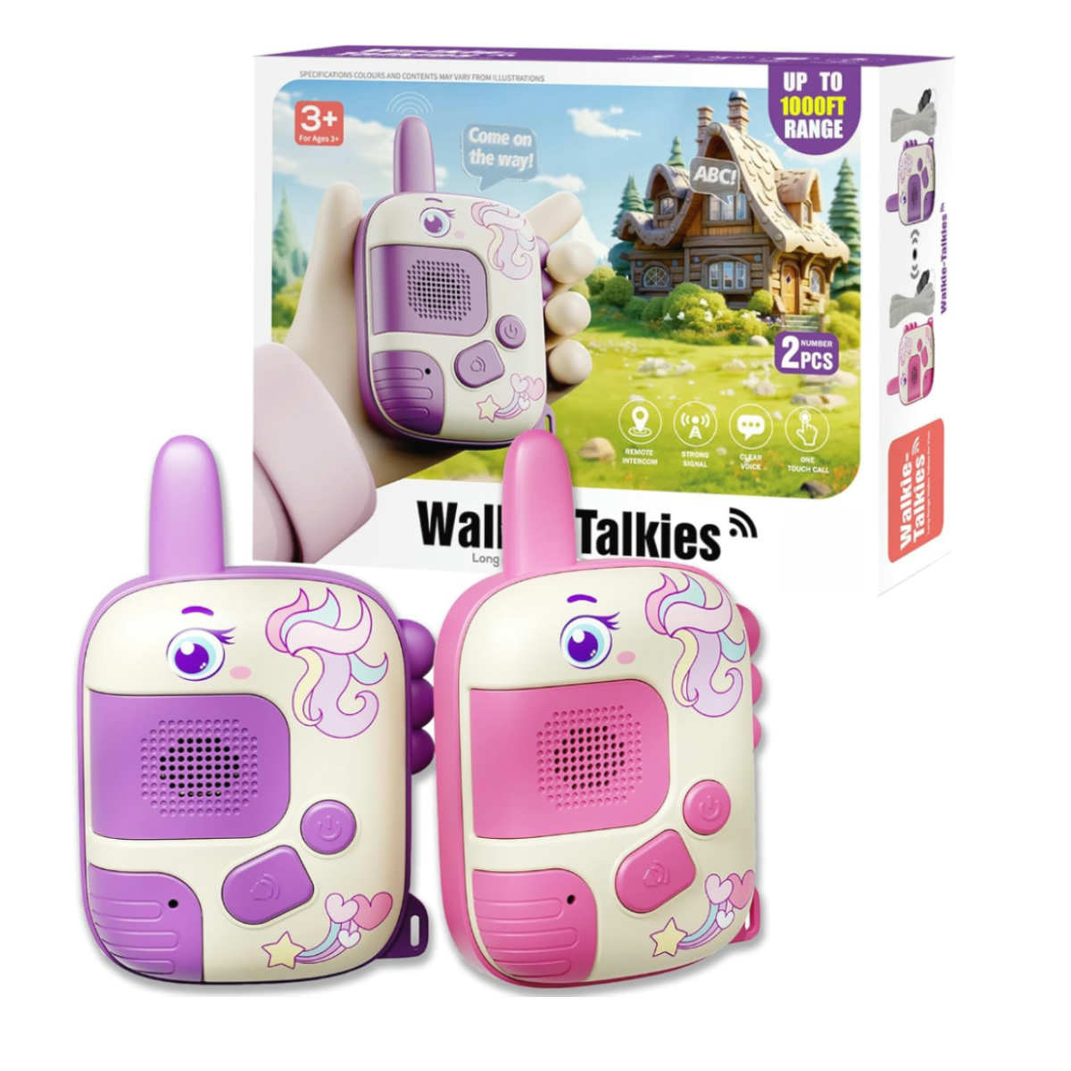 2PCS Walkie Talkie Toys for Ki - Kids Outdoor Xmas Gifts ulasan dan harga